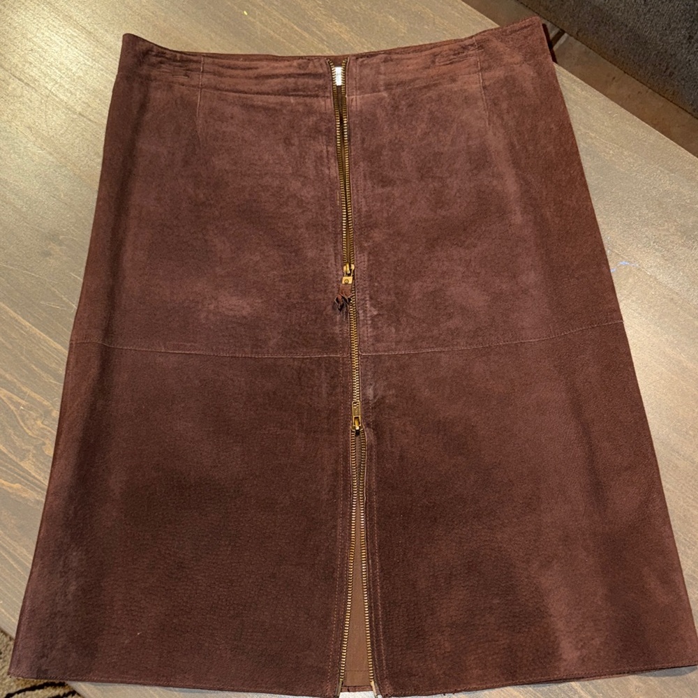 Isaac Mizrahi Chocolate Brown Pencil Skirt